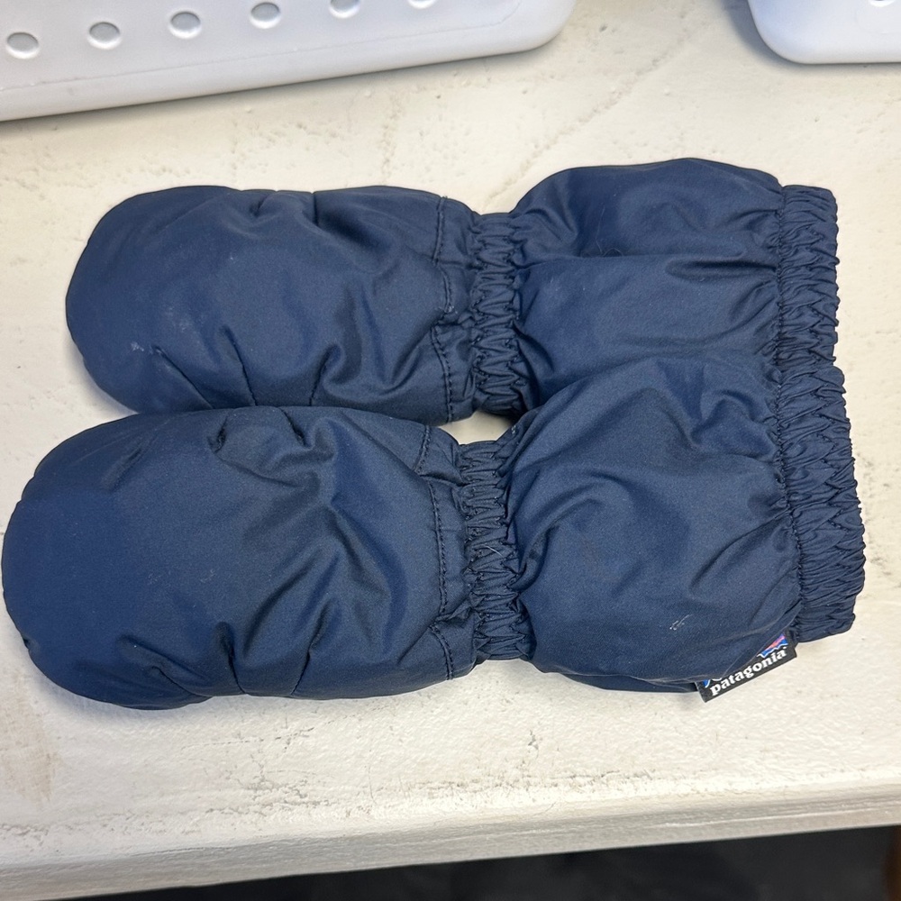 Patagonia Kids' Dark Blue Mittens